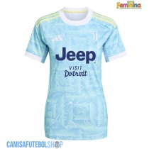 Camisa de time de futebol Juventus Pierre Kalulu #15 Replicas 2º Equipamento Feminina 2025-26 Manga Curta